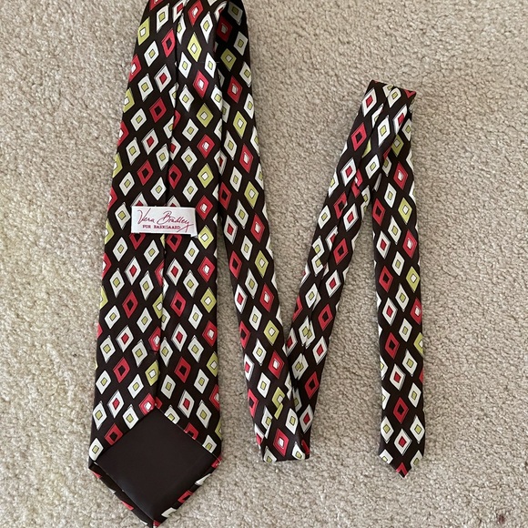 NWOT Vera Bradley for Baekgaard 100% Silk Men’s Tie. - Picture 6 of 10